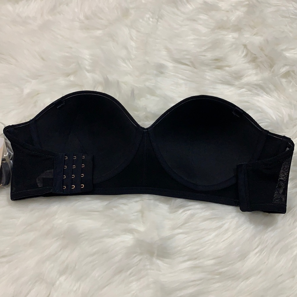 NWT Lively The No Wire Strapless Bra Jet Black - Picture 9 of 12